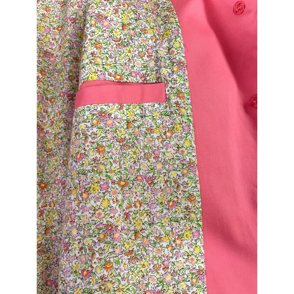 1 Madison Bright Pink Lightweight Car‎ Coat, Large, So Pretty! Barbie style!